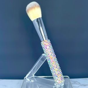Glass Crystal AB Rhinestone - Custom Bling Makeup Brush